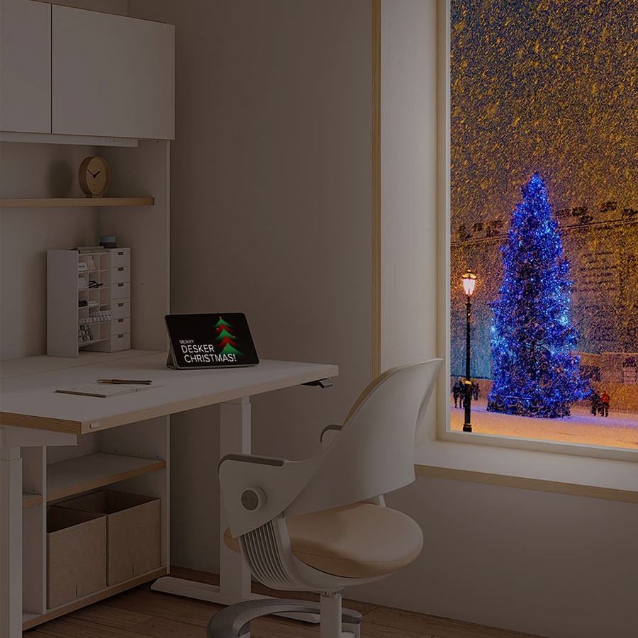 MERRY DESKER CHRISTMAS! 설레는 크리스마스 연휴도 #데스커 와 함께 따뜻하게 보내세요